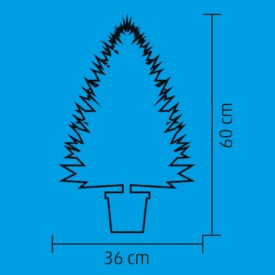 Műfenyő 60 cm magas LED - KMF 60 LED